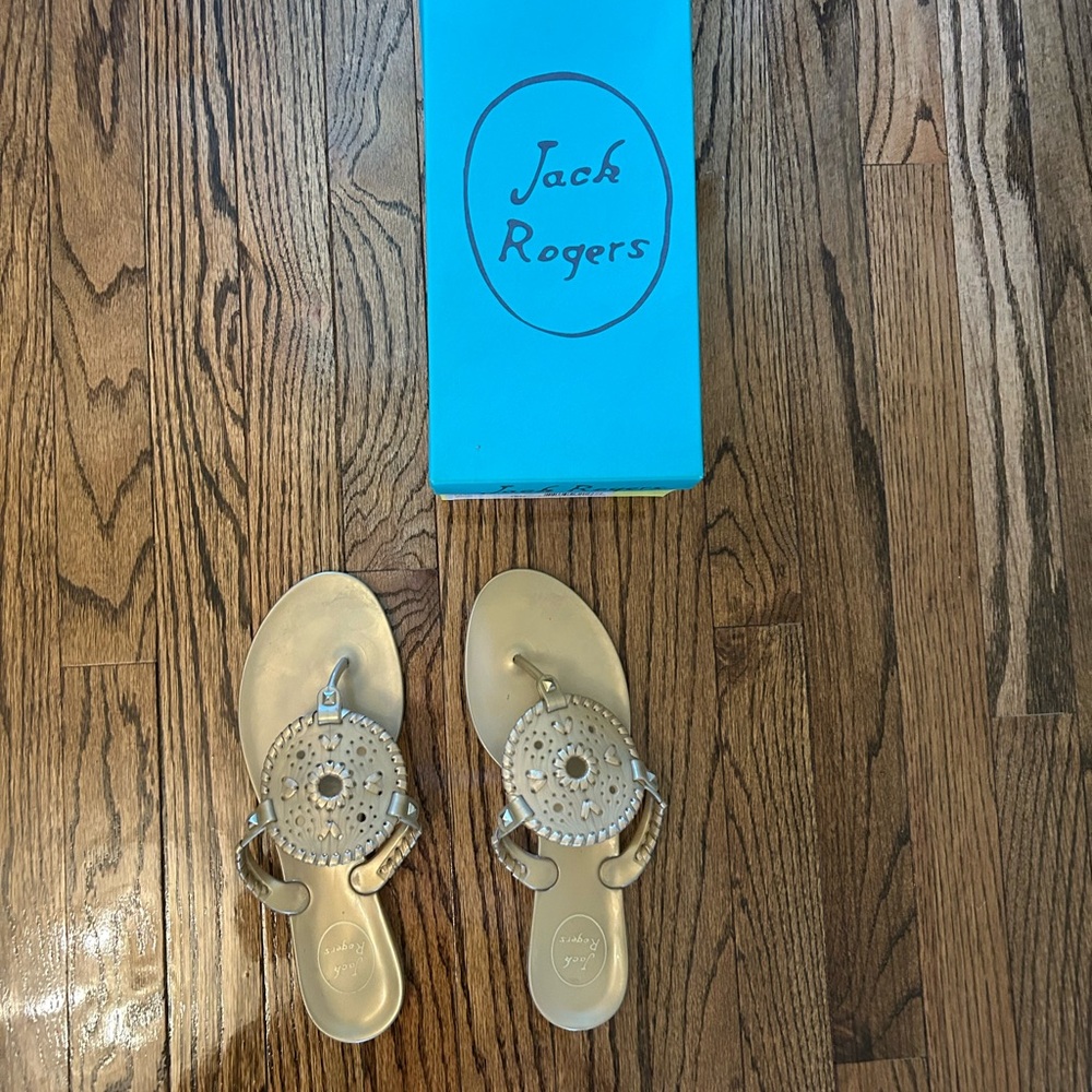 Jack Rogers Women's Gold Sandals